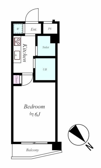 スカイコート文京白山の物件間取画像