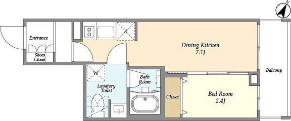 シーズンフラッツ中十条の物件間取画像