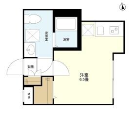 ウェルスクエアイズム文京小日向の物件間取画像