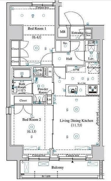 アークマーク王子の物件間取画像