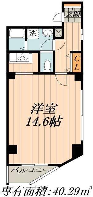 LYNX日本橋本町の物件間取画像