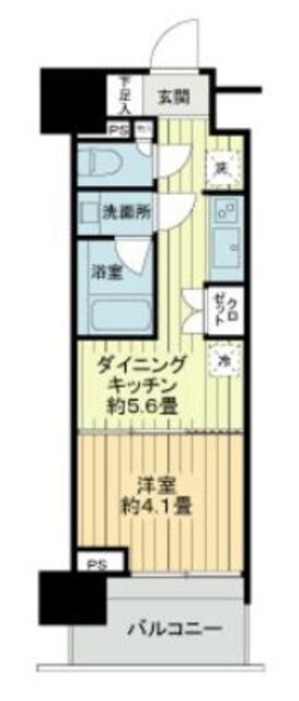 ライオンズ東京三ノ輪ミレスの物件間取画像