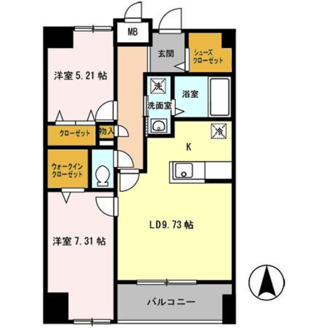 F・D VILLEの物件間取画像