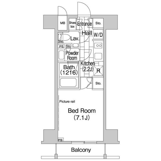 エルスタンザ平河町の物件間取画像