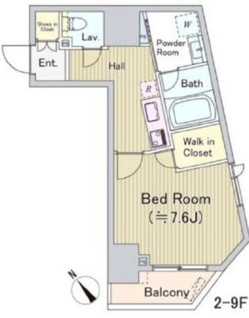 オリゼー茅場町の物件間取画像