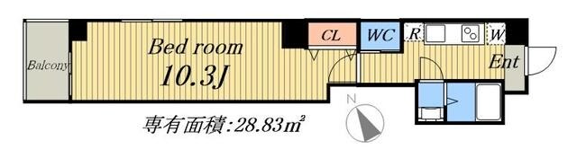 FUSION御茶ノ水の物件間取画像