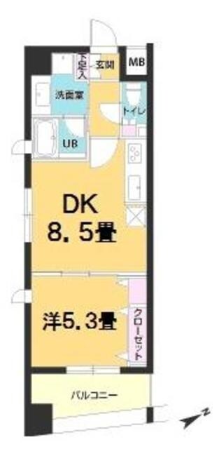 カスタリア新御茶ノ水の物件間取画像
