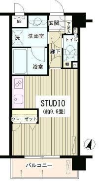 アビテ市ヶ谷五番町の物件間取画像