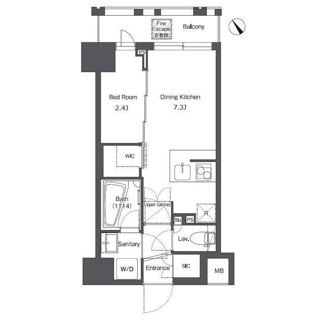 コンフォリア台東根岸の物件間取画像