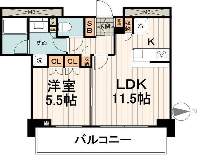 パークアクシス菊川ステーションゲートの物件間取画像