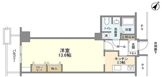 トルナーレ日本橋浜町の物件間取画像