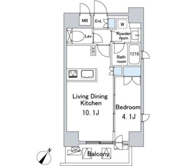 ルジェンテ・バリュ上野の物件間取画像
