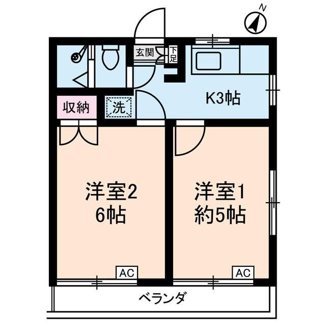 立石さくらハイツの物件間取画像
