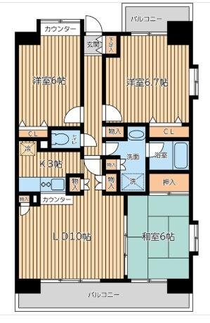 CITY SPIRE 西葛西の物件間取画像