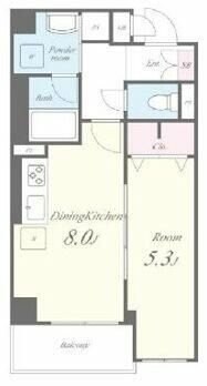 Vega Sanwaの物件間取画像