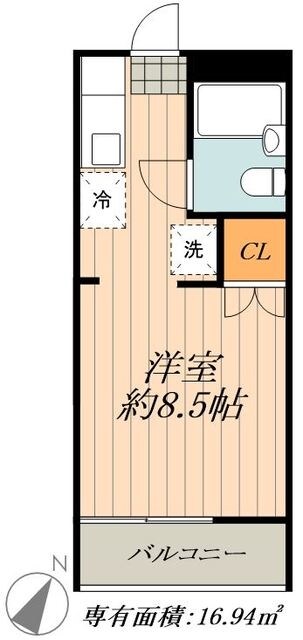 堀切TRハイツの物件間取画像