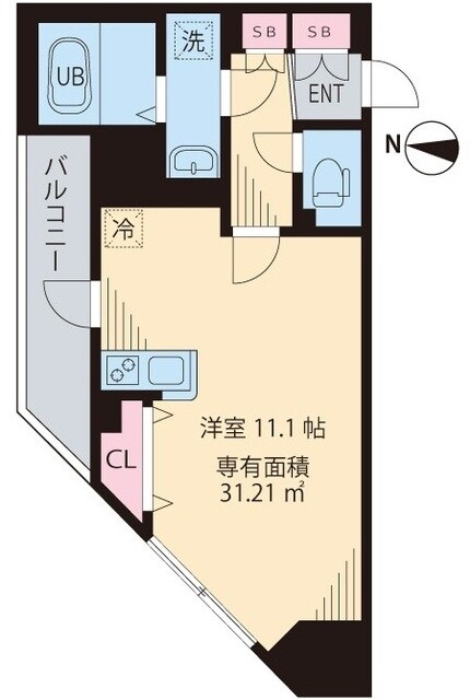 ルアナ亀戸の物件間取画像