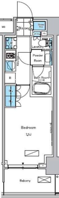 ルフォンプログレ清澄白河プレミアの物件間取画像