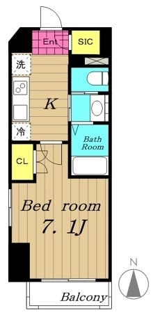 クレイシア亀戸の物件間取画像
