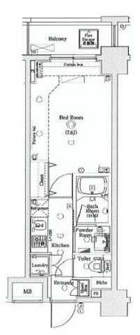 アクサスジーベック秋葉原の物件間取画像