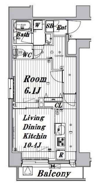 メイクスデザイン両国SOUTHの物件間取画像