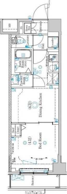 ラフィスタ墨田5丁目IIの物件間取画像