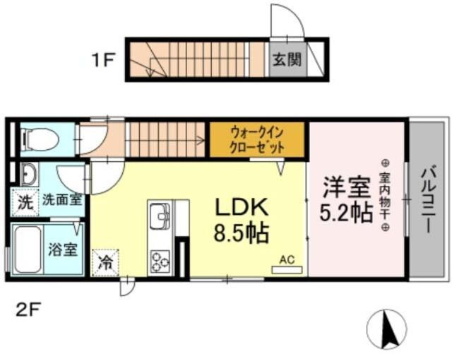 Crane Hillsの物件間取画像