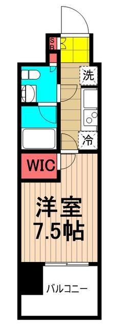 Brillia ist清澄白河の物件間取画像