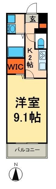 ライツ福助の物件間取画像