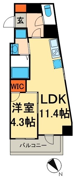 レジディア日本橋馬喰町IIの物件間取画像