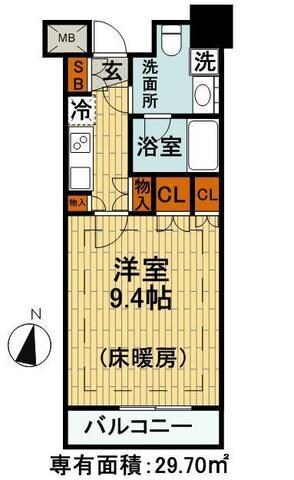パークアクシス御茶ノ水ステージの物件間取画像