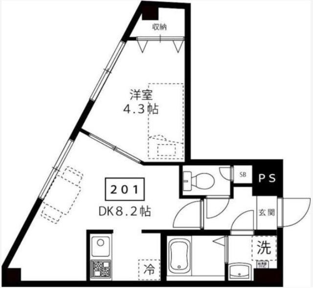 ラ・フォート五反野の物件間取画像