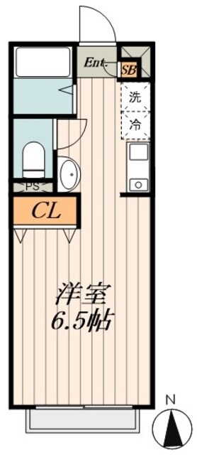 トゥリーフィールド弐番館の物件間取画像