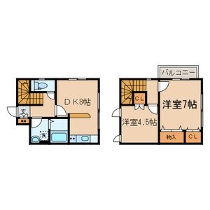 ロータスハウスの物件間取画像