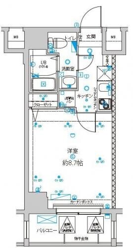 グランドパーク親水公園の物件間取画像