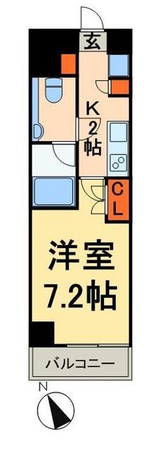 メトロステージ上野の物件間取画像
