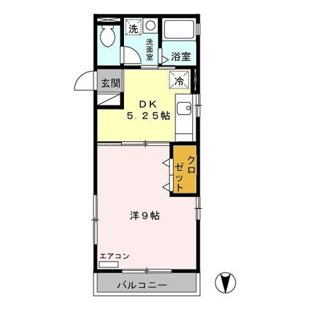 リヴェールコートの物件間取画像