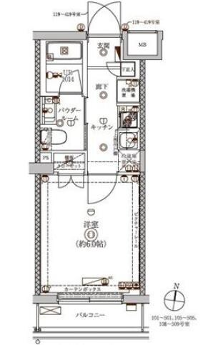 マーロ立石レジデンス#Rの物件間取画像