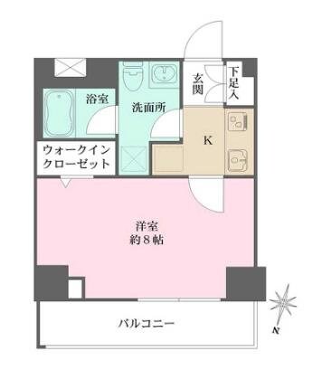ベルフェリーク木場の物件間取画像