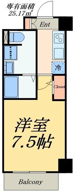 S-RESIDENCE新御徒町Westの物件間取画像