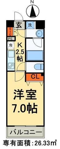 パーク フィル ヴェールの物件間取画像