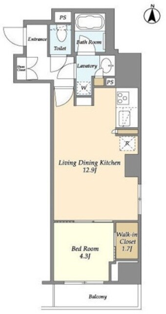 アスール両国の物件間取画像