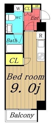 パークハビオ日本橋蛎殻町の物件間取画像