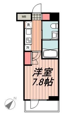 プラウドフラット八丁堀の物件間取画像