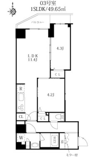 GRAN PASEO 菊川の物件間取画像