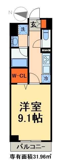 アンファンテーヌの物件間取画像