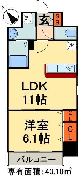 ランエージ新御徒町の物件間取画像