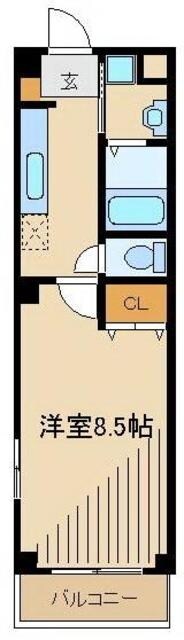メトロサイド木場の物件間取画像
