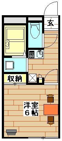 レオパレス西が丘の物件間取画像