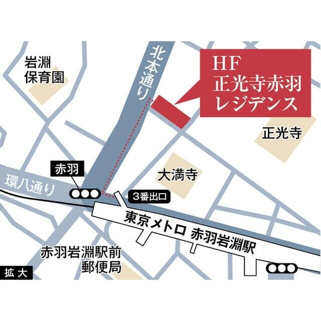 HF正光寺赤羽レジデンスの物件内観写真